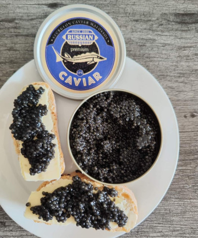 Икра русского осетра, малосол, забойная